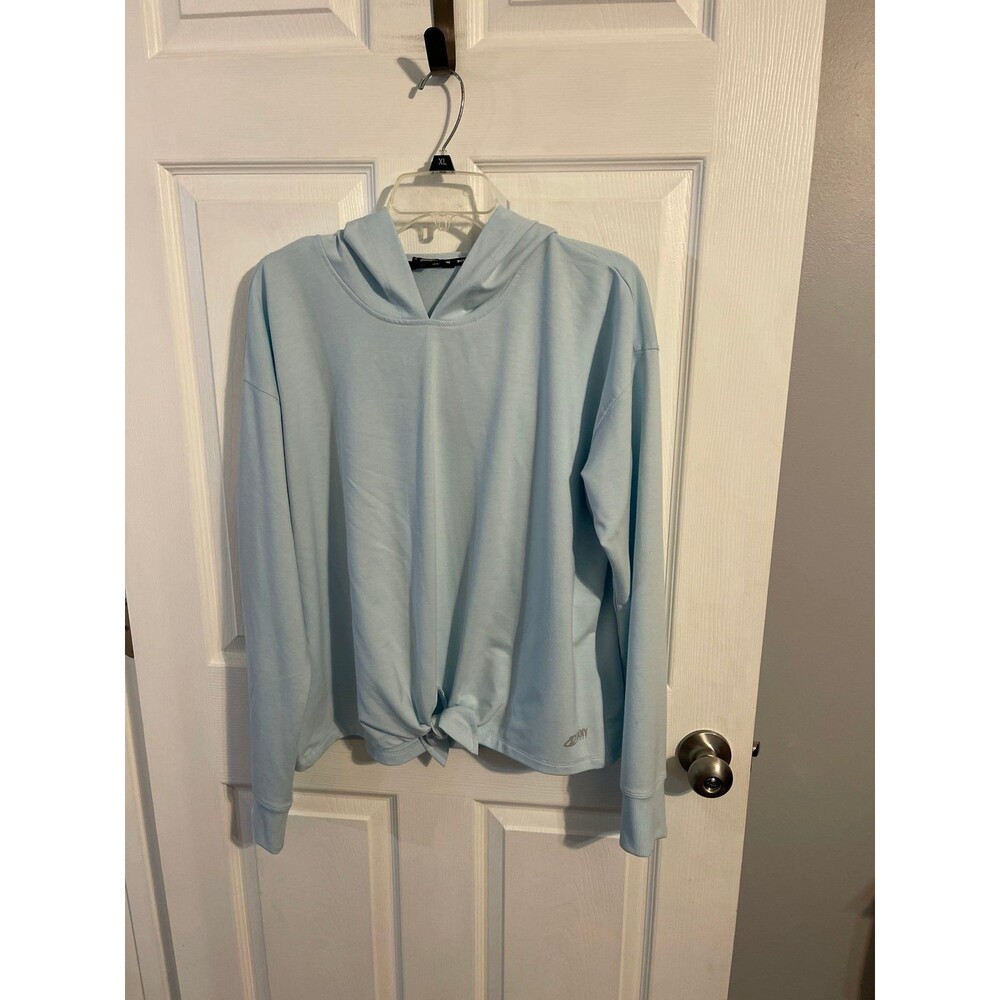 DKNY Sport Pullover Hoodie Size L Blue
